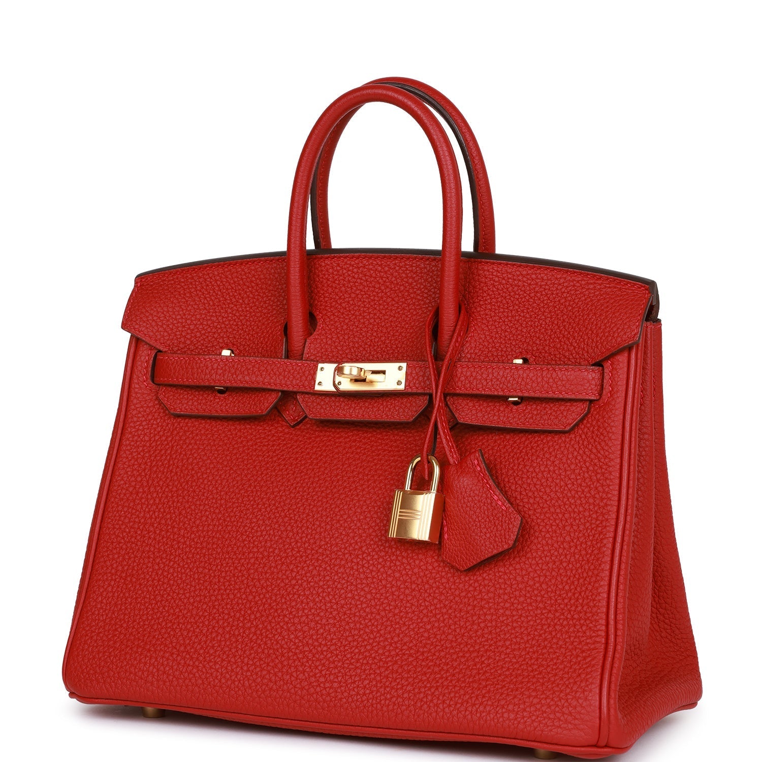 Hermès Birkin 25 Rouge Vif Togo Gold Hardware