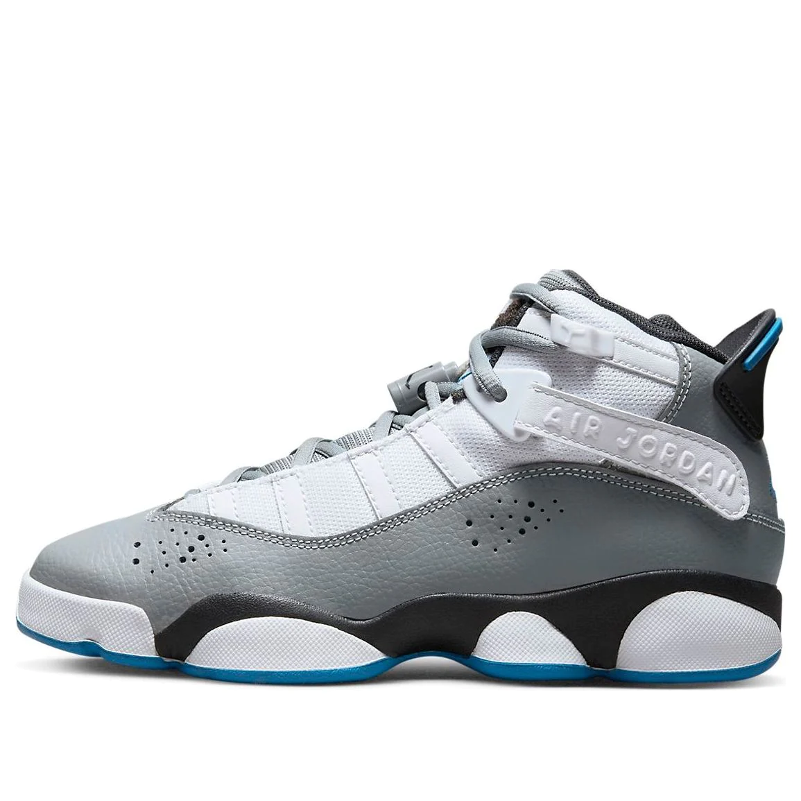 (GS) Air Jordan 6 Rings 'White Particle Grey' 323419-110