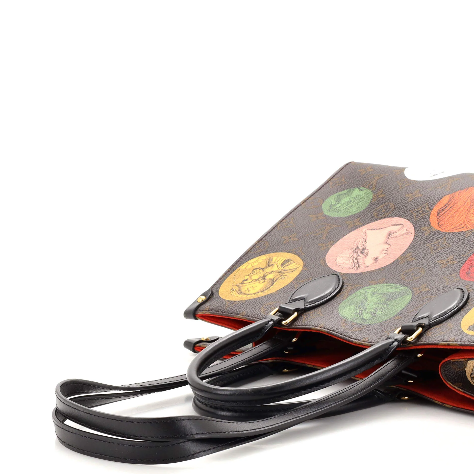 OnTheGo Tote Limited Edition Fornasetti Cameo Monogram Canvas MM