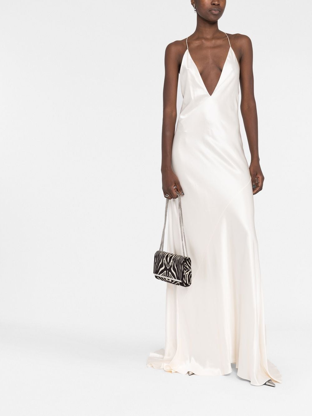 YSL Small Crossbody in Zebra Print