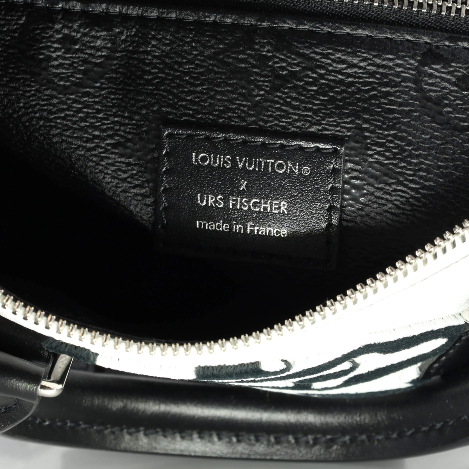 Speedy Bandouliere Bag Limited Edition Urs Fischer Tufted Monogram Canvas 25