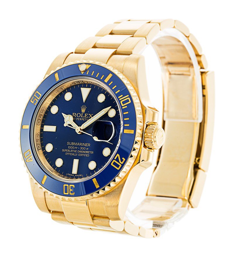 Replica Rolex Submariner 40mm Blue Dial 116618LB