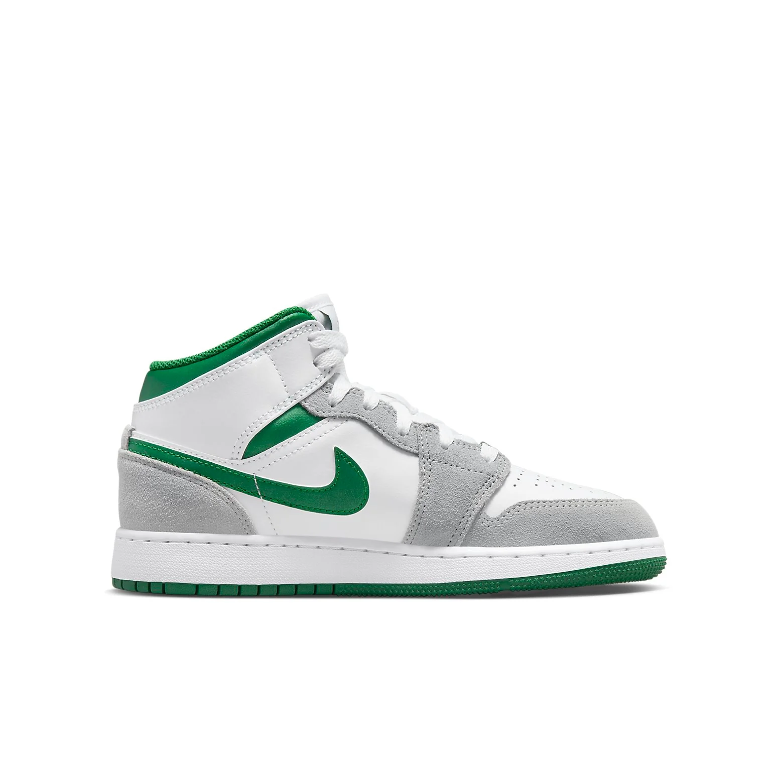 (GS) Air Jordan 1 Mid SE 'Grey Pine Green' DC7248-103