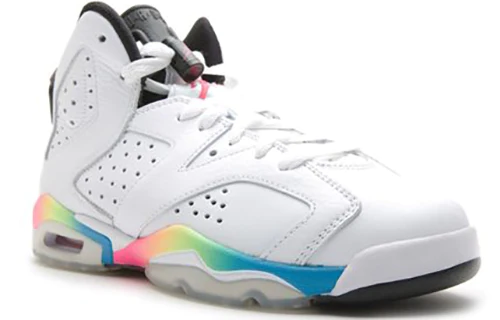 (GS) Air Jordan 6 Retro 'Pink Flash' 384665-103