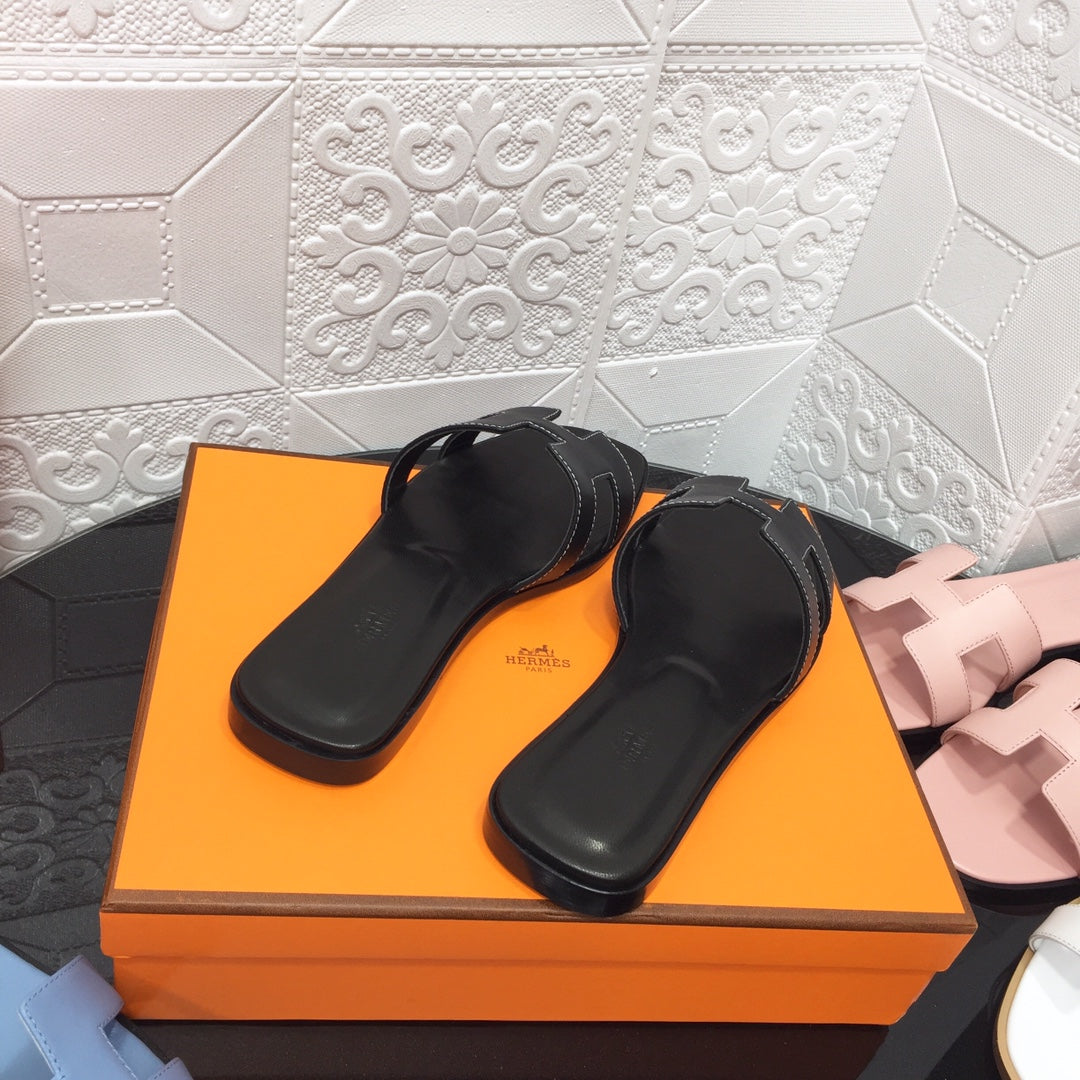 5 colors Classic handmade cowhide slippers