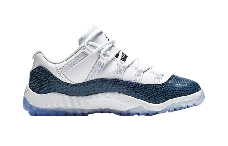 (PS) Air Jordan 11 Retro Low 'Navy Snakeskin' 2019 CD6848-102