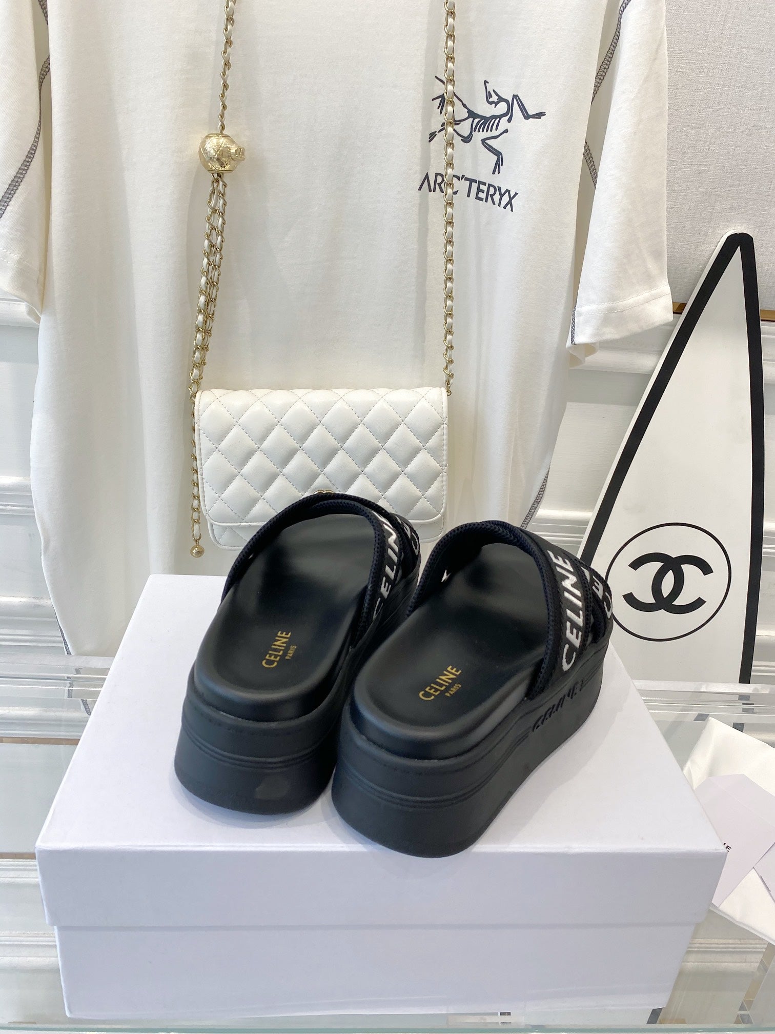 2023 Cross Webbing Thick Bottom Sandals