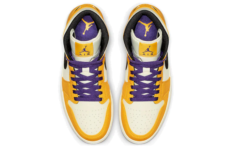 Air Jordan 1 Mid 'Lakers Gold' 852542-700