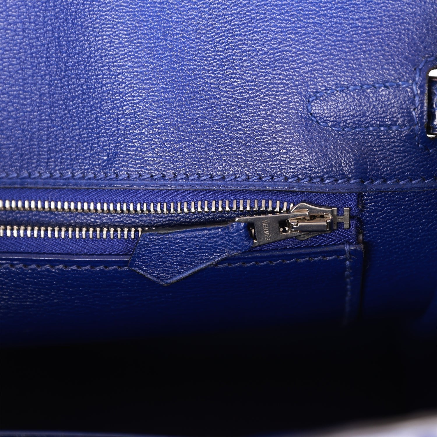 Hermès Birkin 25 Bleu Electric Shiny Niloticus Crocodile Palladium Hardware