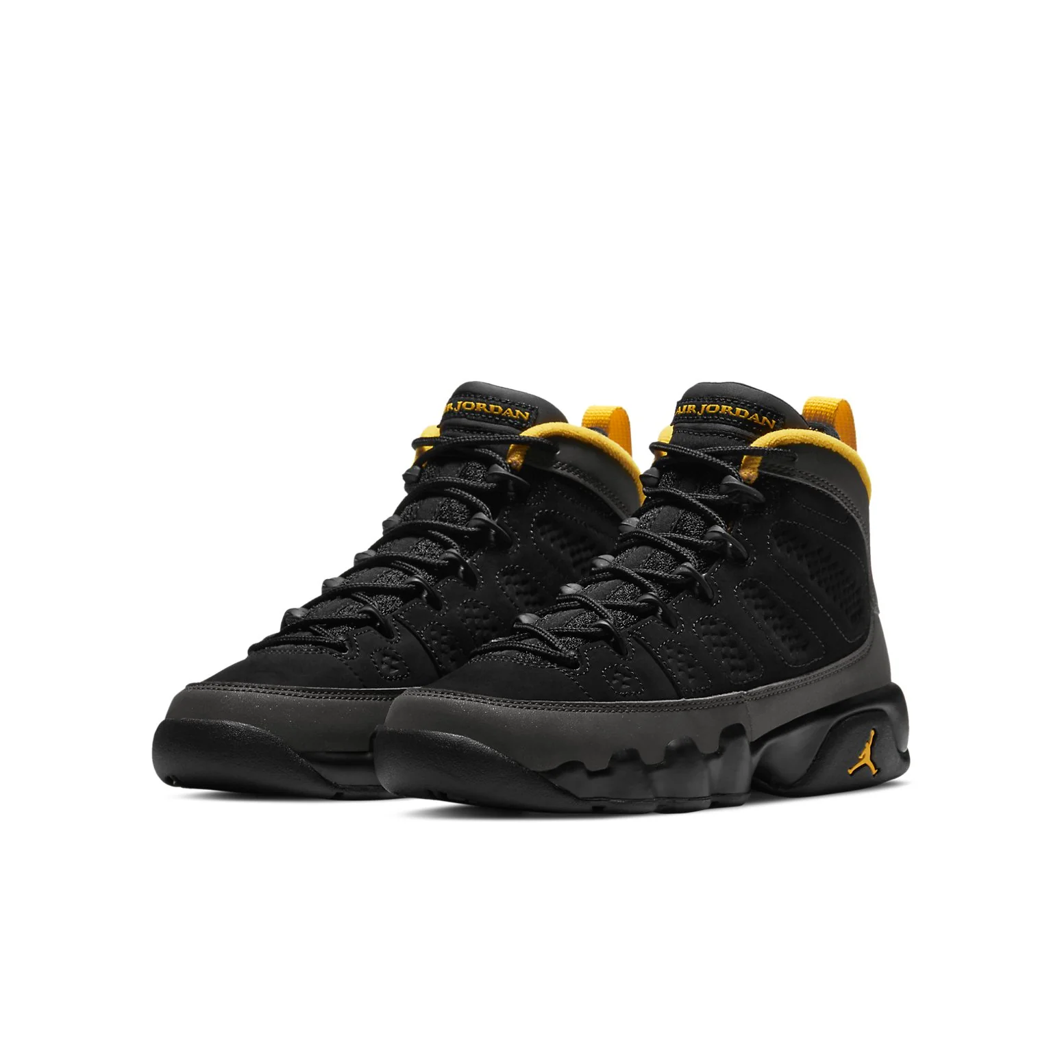 (GS) Air Jordan 9 Retro 'Dark Charcoal University Gold' 302359-070