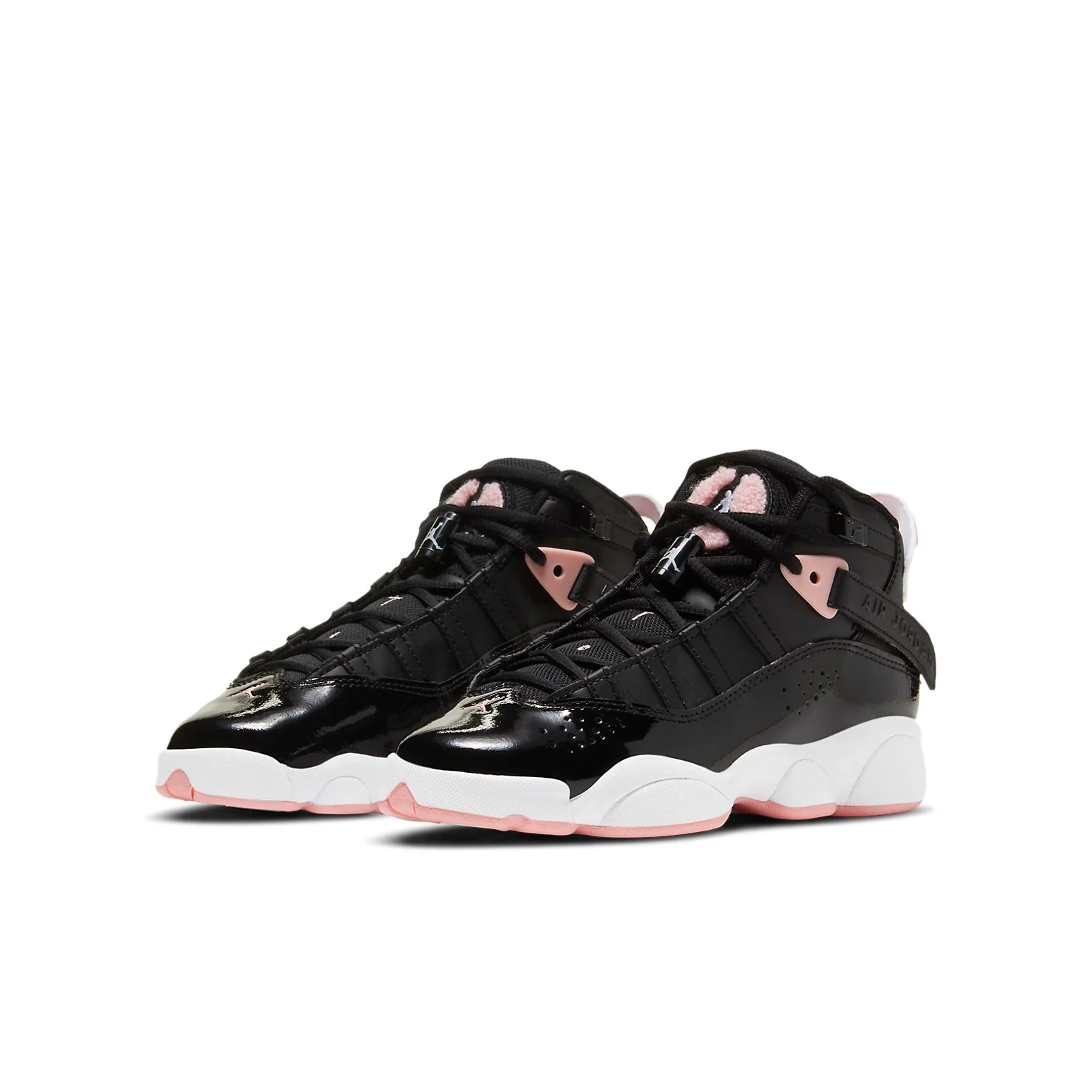 (GS) Air Jordan 6 Rings 'Black Arctic Punch' 323399-002