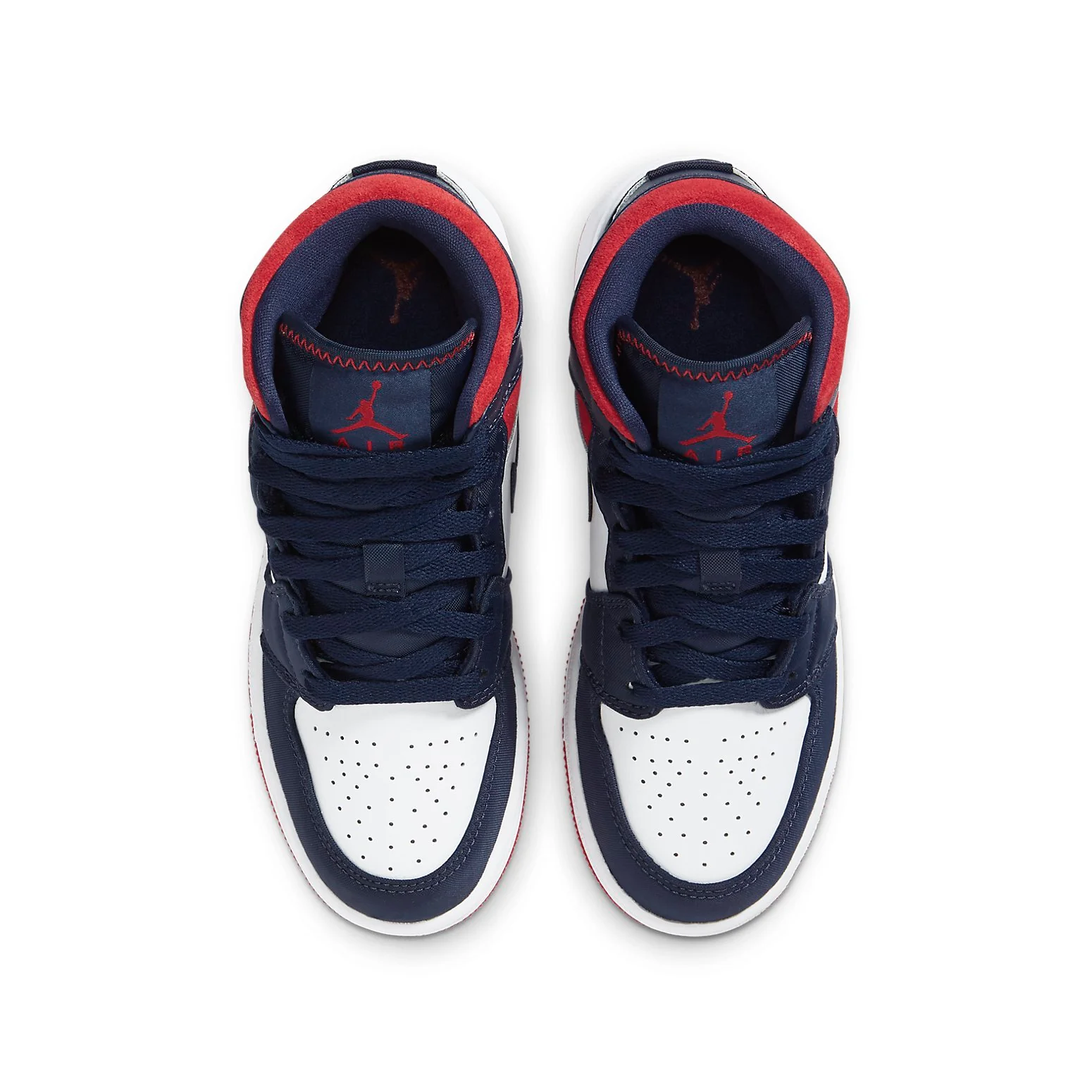 (GS) Air Jordan 1 Mid 'USA Olympic' BQ6931-104