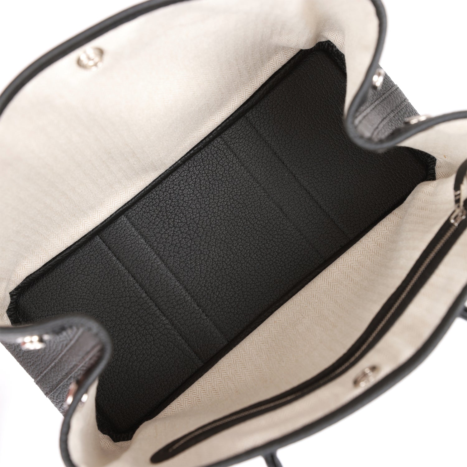 Hermès Garden Party 30 Black Negonda Palladium Hardware