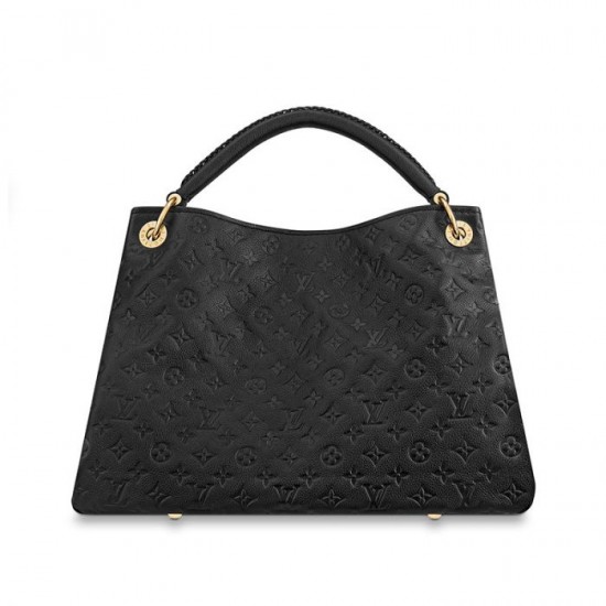 Louis Vuitton Artsy MM M41066 Black White Navy Red