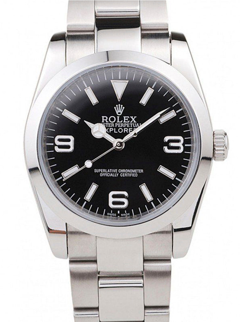 Replica Rolex Explorer 36mm Black Dial 98087