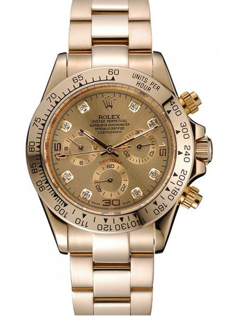 Replica Rolex Daytona 39mm Gold Dial 1454245