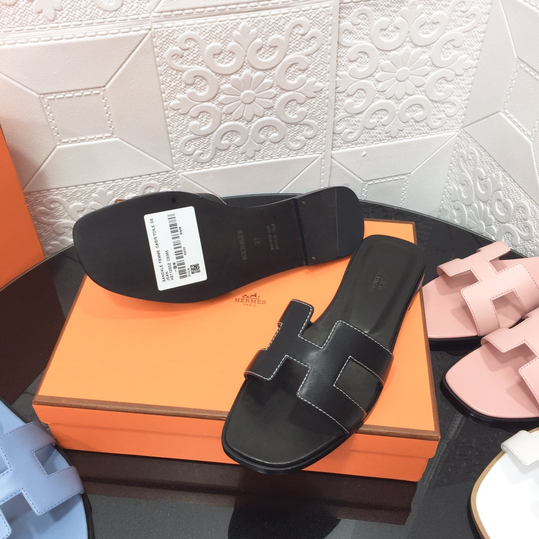 5 colors Classic handmade cowhide slippers