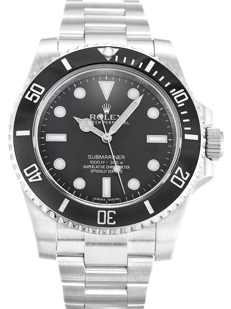 Replica Rolex Submariner 40mm Black Dial 114060