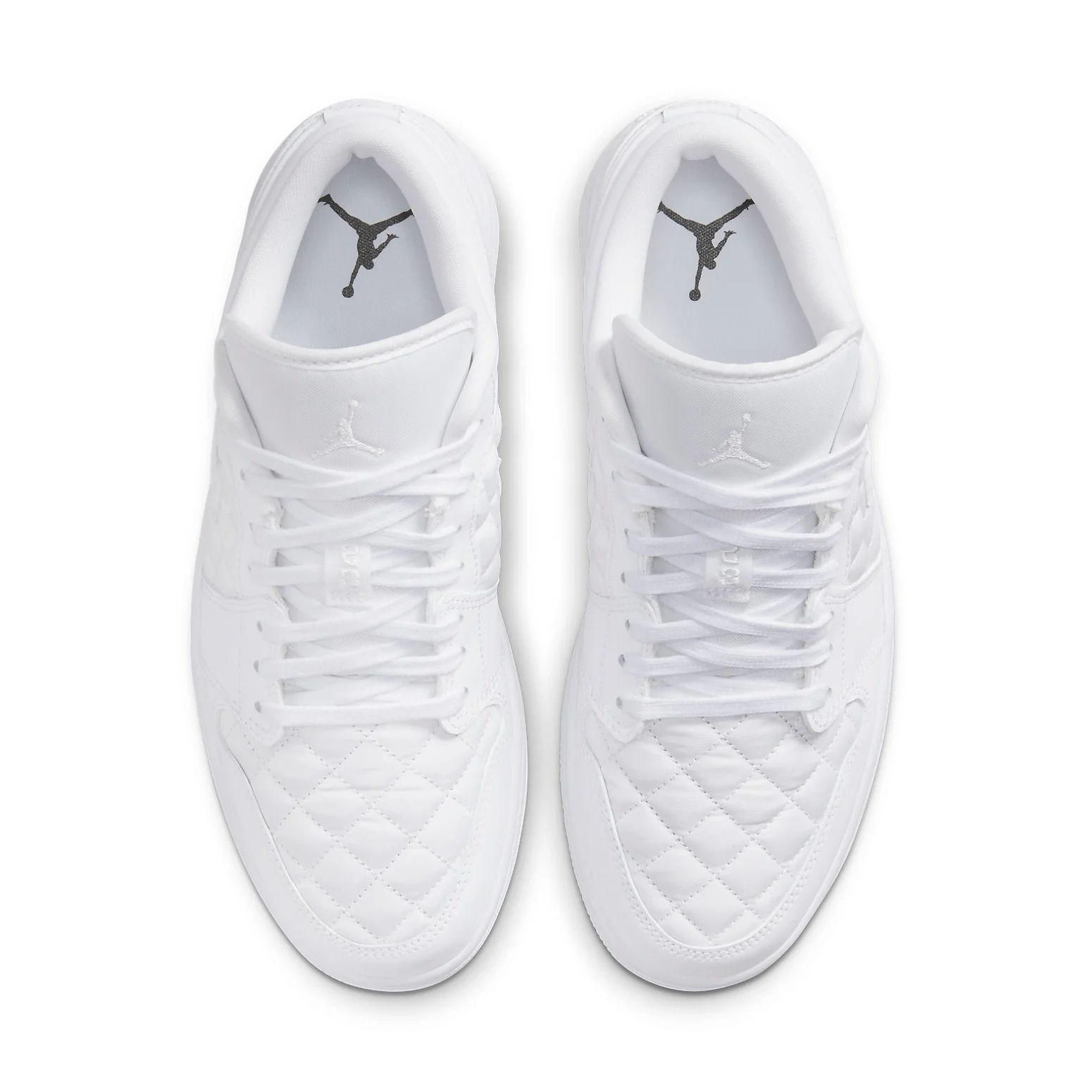 (WMNS) Air Jordan 1 Low 'Triple White Quilted' DB6480-100