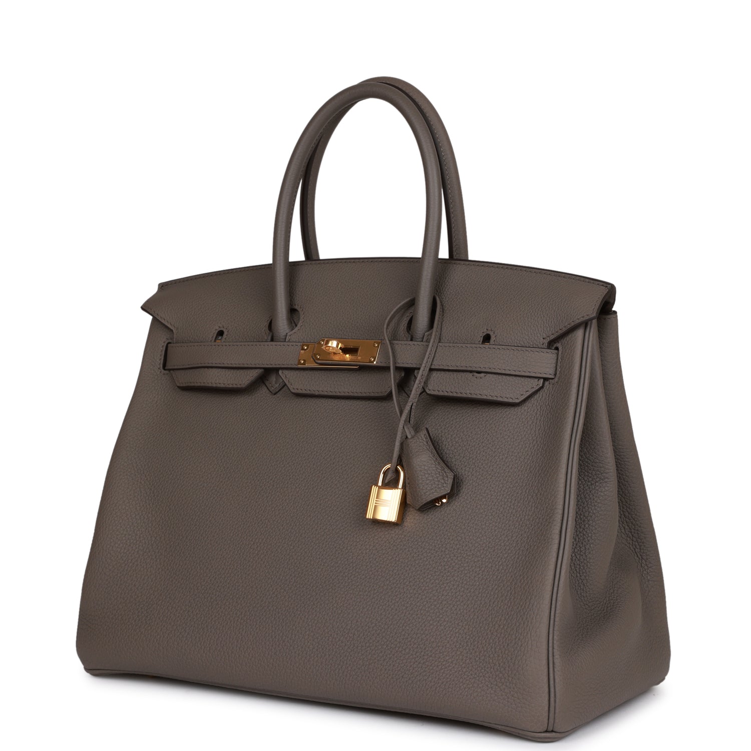 Hermès Birkin 35 Gris Etain Togo Gold Hardware