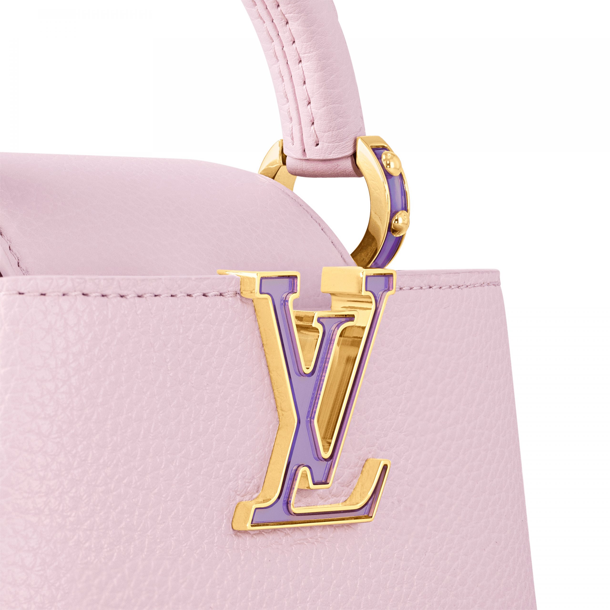 Louis Vuitton M23326 LV SKI Capucines Mini Pearly Lilac