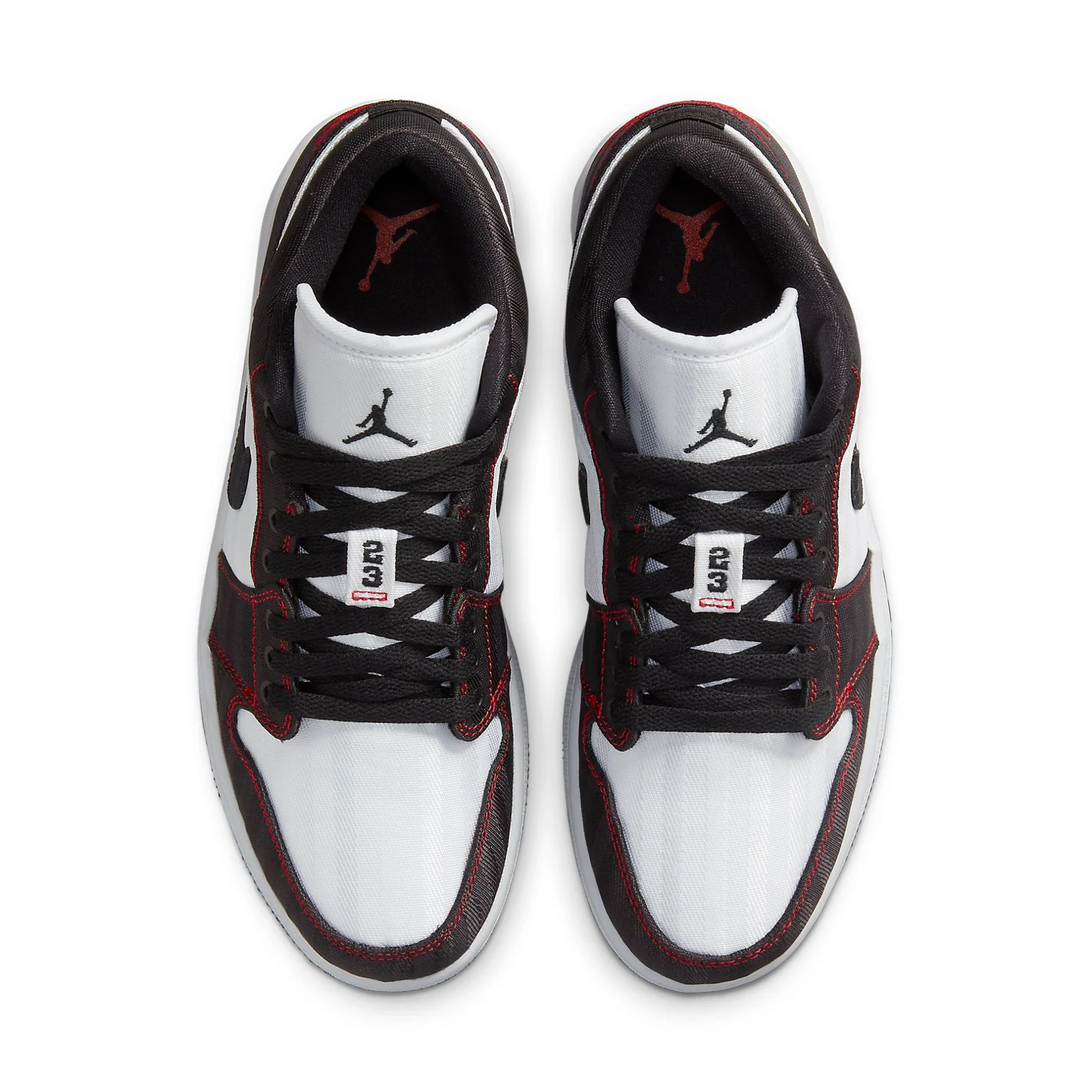 (WMNS) Air Jordan 1 Low SE Utility 'White Black Red' DD9337-106