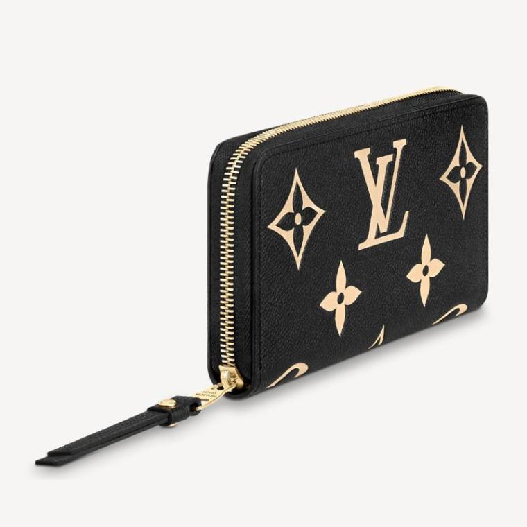 LV Neverfull MM long wallet 2-piece set deals Ref: M58525 + M80481