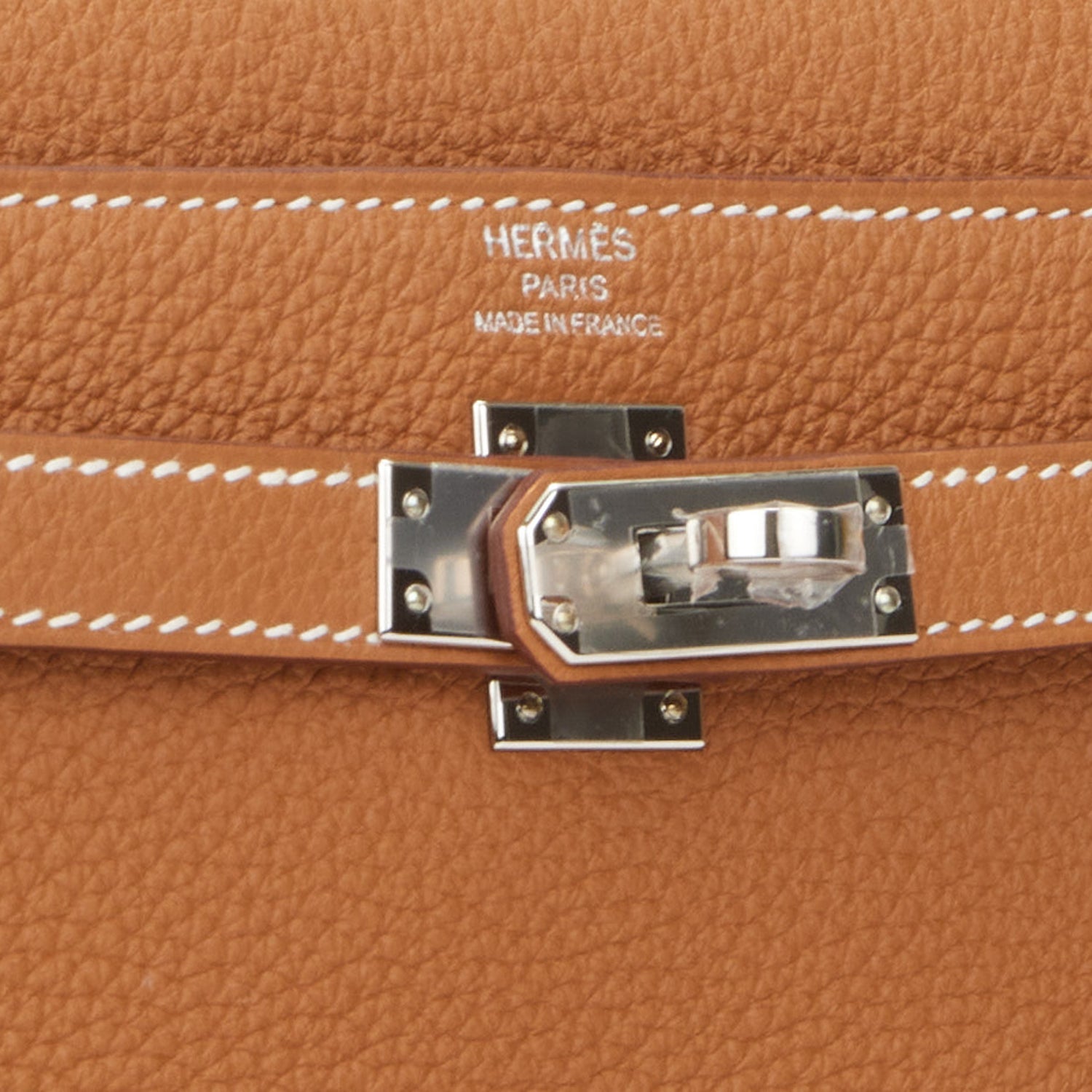 Hermès Kelly Retourne 25 Gold Togo Palladium Hardware