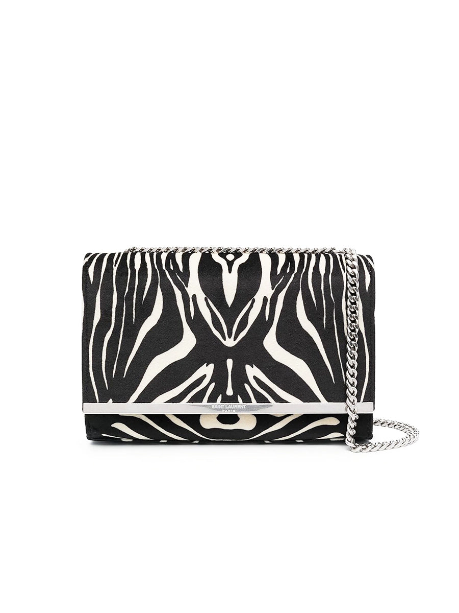 YSL Small Crossbody in Zebra Print