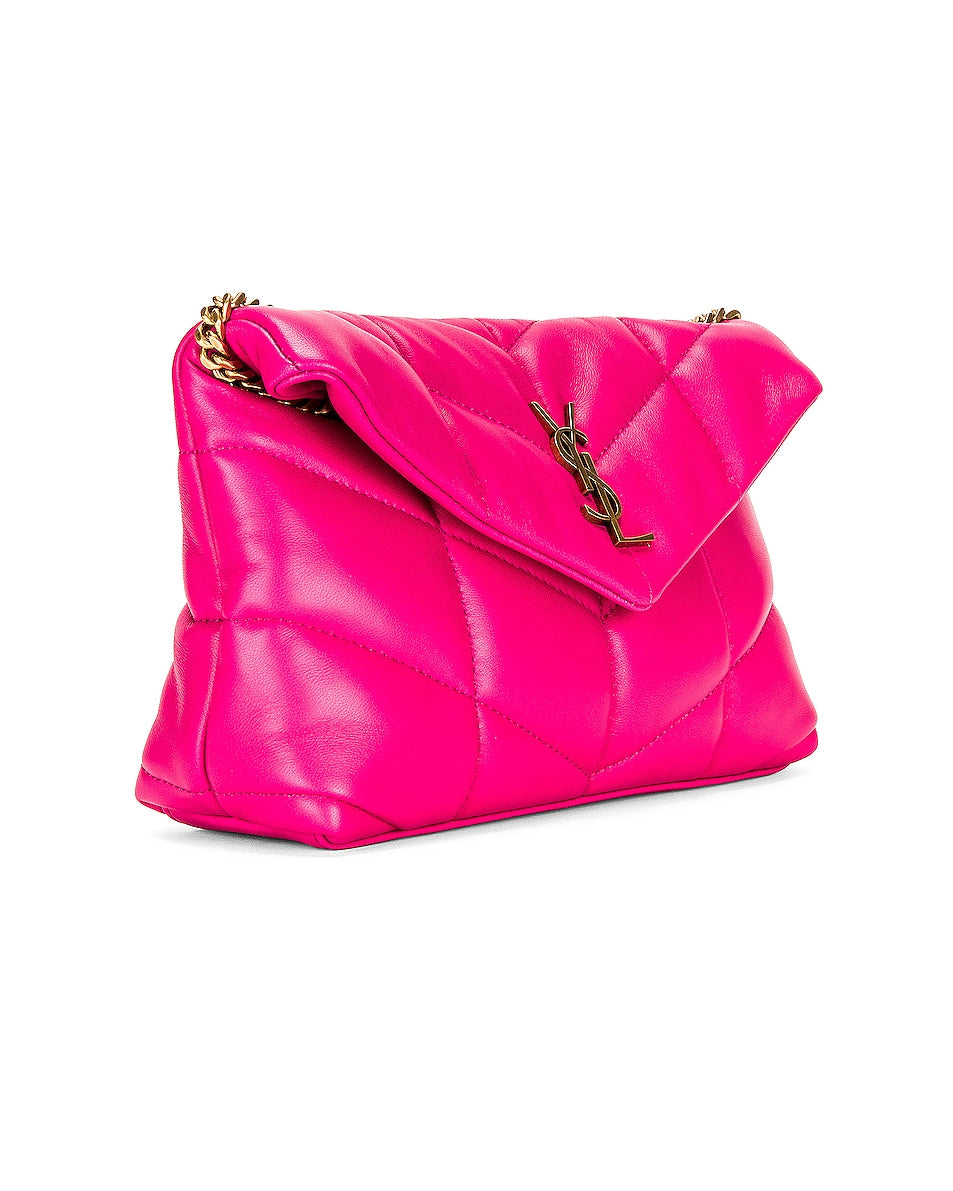 YSL Puffer Toy Bag in Quilted Lambskin