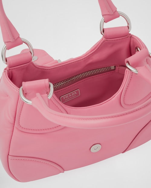 Prada Moon padded nappa-leather bag - Geranium Pink