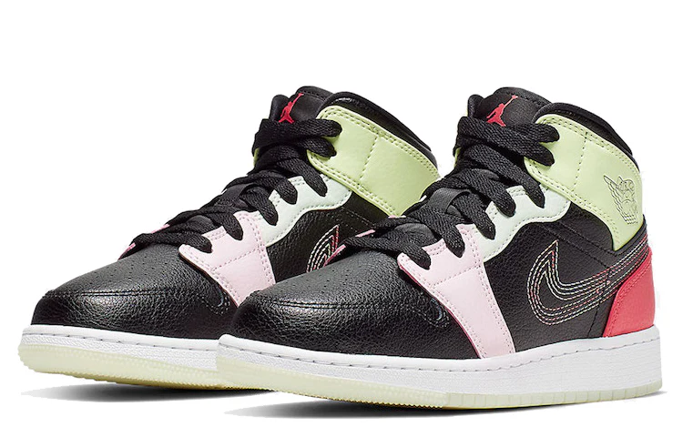 Air Jordan 1 Mid 'Glow In The Dark' AV5174-076
