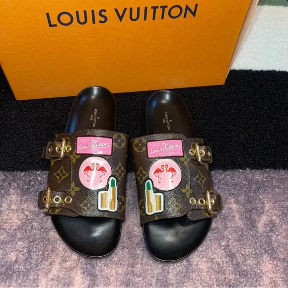 World Tour Bom Dia Mule Slides Sandals