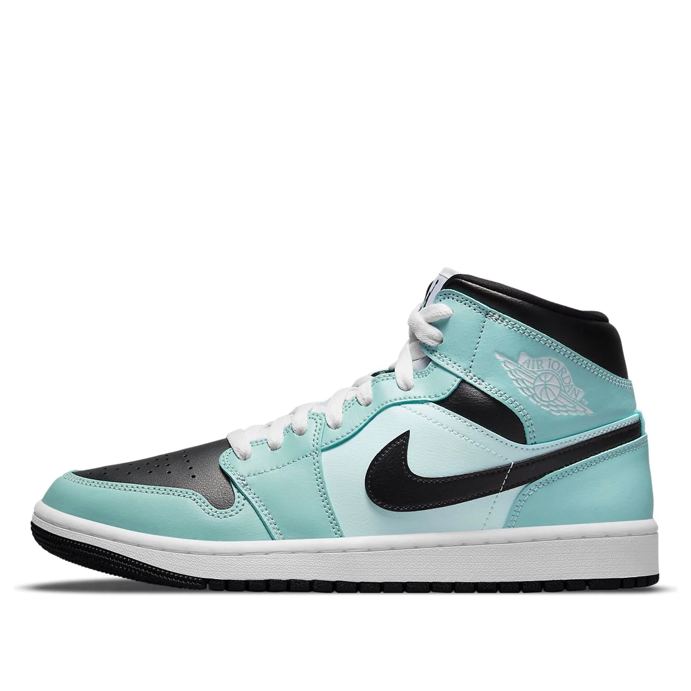 (WMNS) Air Jordan 1 Mid 'Aqua Black' BQ6472-300