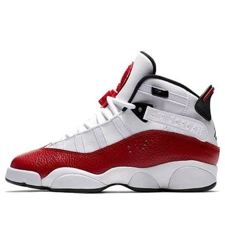 (GS) Air Jordan 6 Rings 'White Red' 323419-120