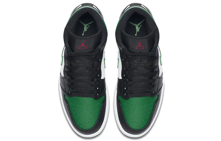 Air Jordan 1 Mid 'Green Toe' 554724-067