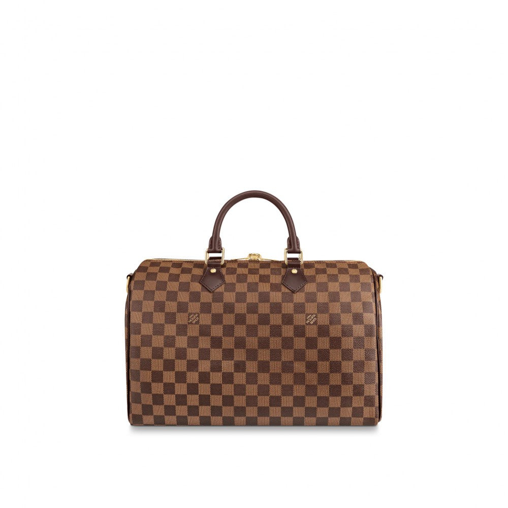 LV Damier Ebene Canvas Speedy Bandouliere 35 N41366