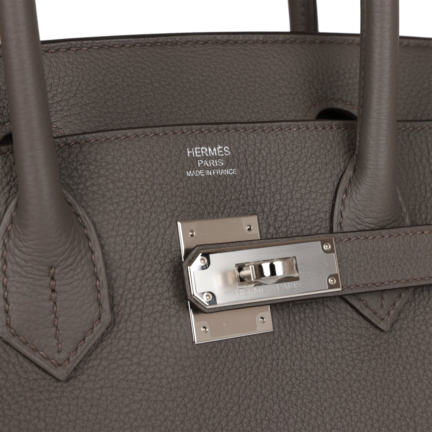 Hermès Birkin 30 Etain Togo Palladium Hardware