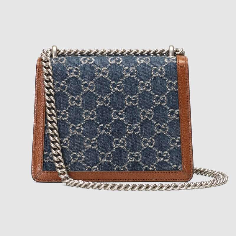 GG Denim Dionysus Mini Bag No.421970 2KQFN 4483