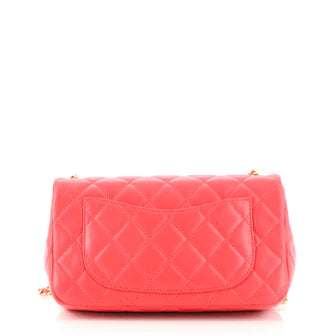 Chanel Pearl Crush Flap Bag Quilted Lambskin Mini