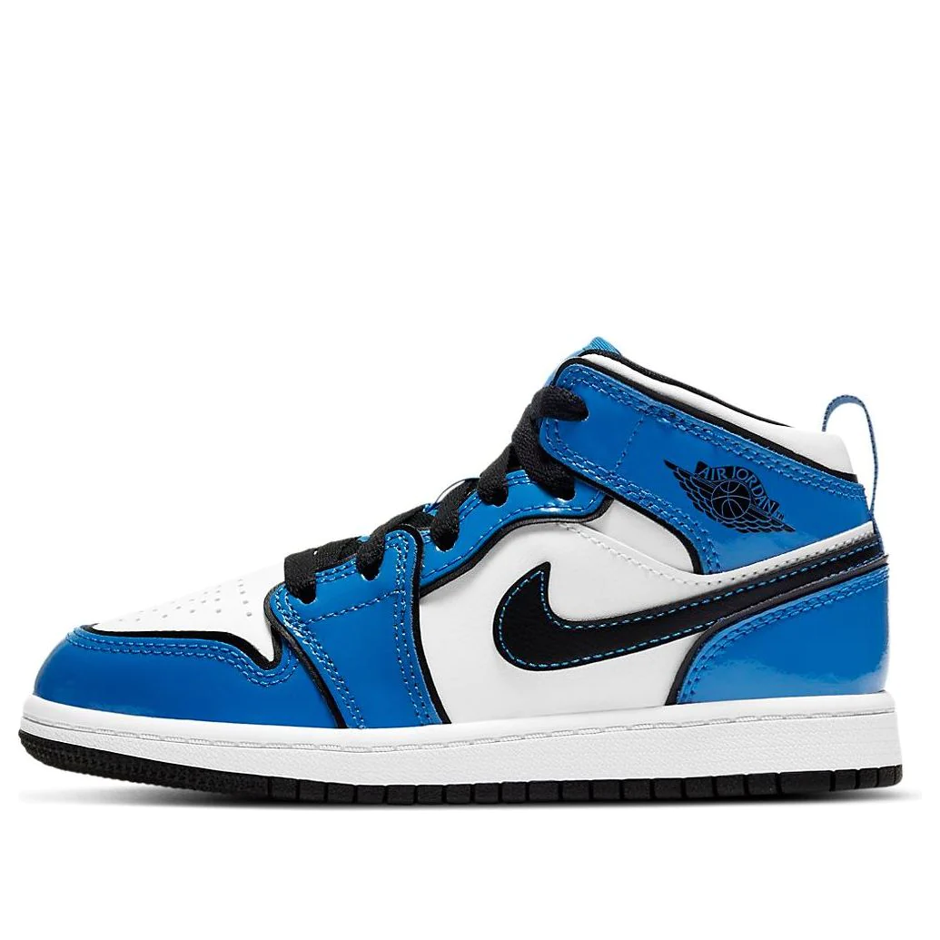 (PS) Air Jordan 1 Mid SE 'Signal Blue' BQ6932-402