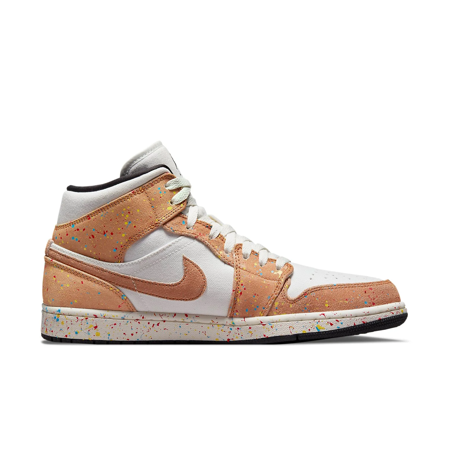 Air Jordan 1 Mid SE 'Brushstroke Paint Splatter' DA8005-100