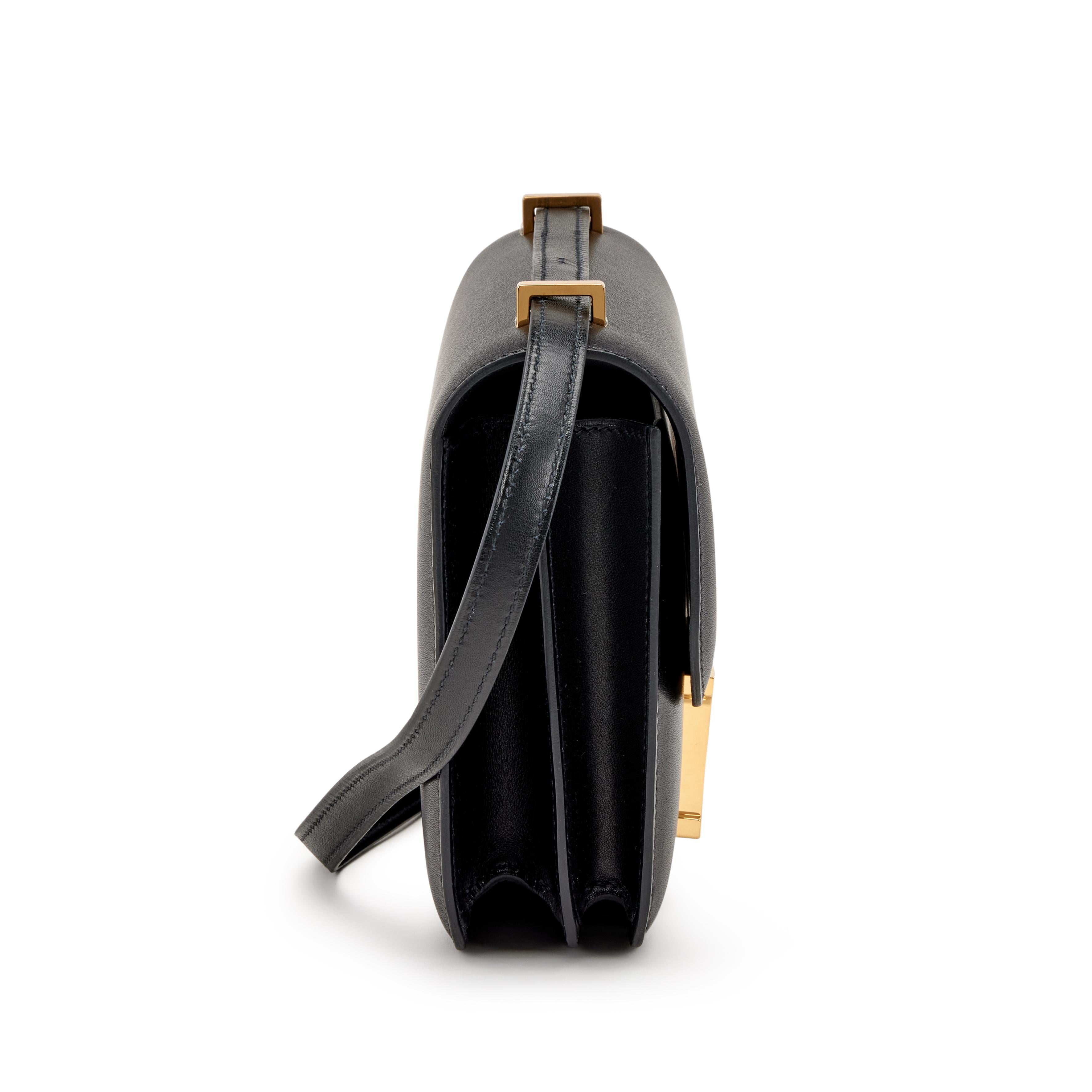 Hermès Constance Bag 18 Black Epsom Gold Hardware
