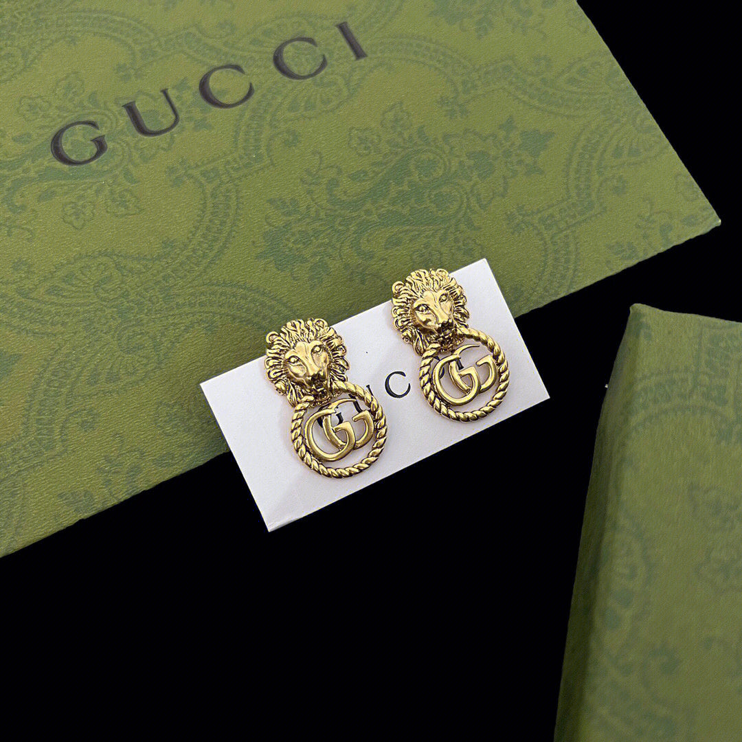 Nature Series - Lion Earrings