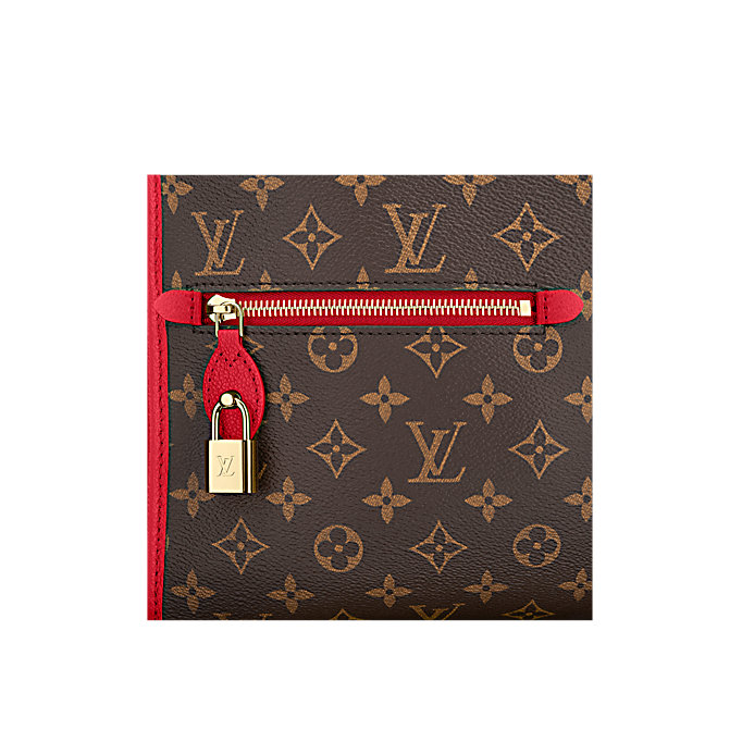 Louis Vuitton Monogram Canvas POPINCOURT PM RED M43433