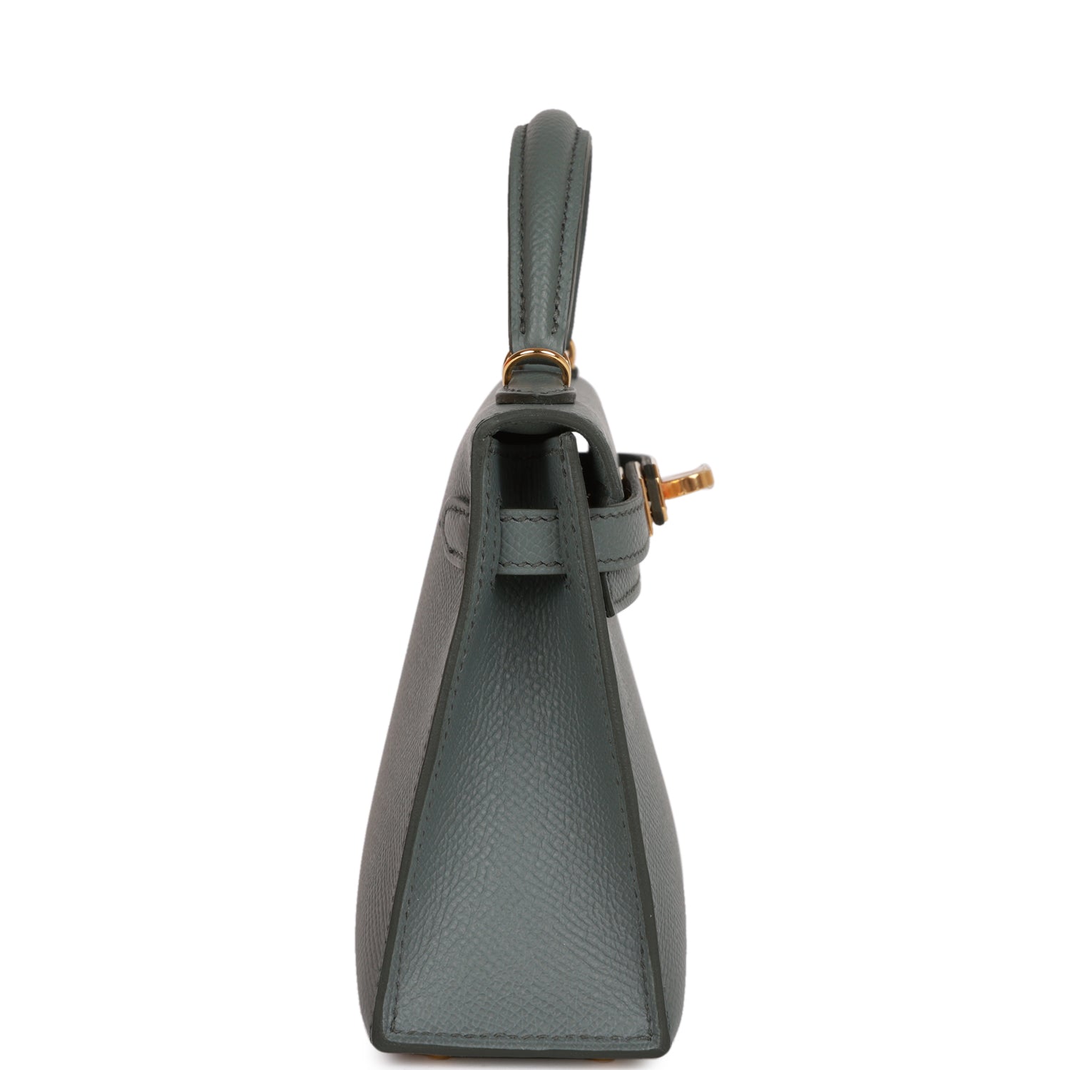 Hermès Kelly Sellier 20 Vert Amande Epsom Gold Hardware