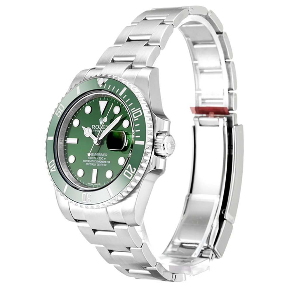 Replica Rolex Submariner 40mm Green Dial 116610LV Hulk