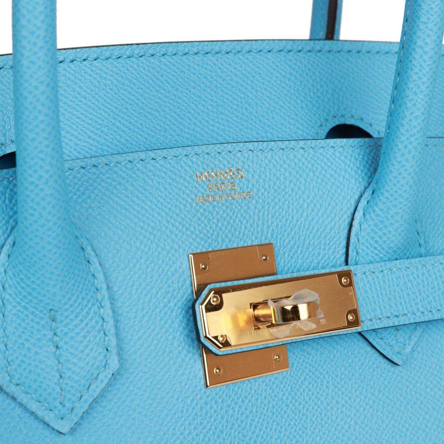Hermès Birkin 30 Celeste Epsom Gold Hardware
