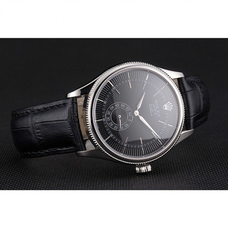 Superclone Rolex Cellini 38mm Black Dial REP016790