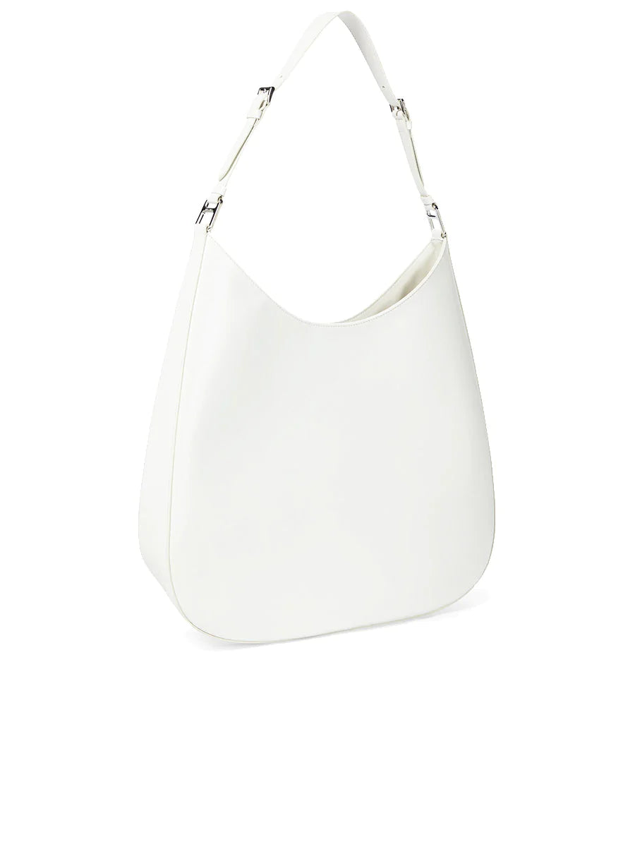 Prada Cleo Maxi Brushed Leather Shoulder Bag